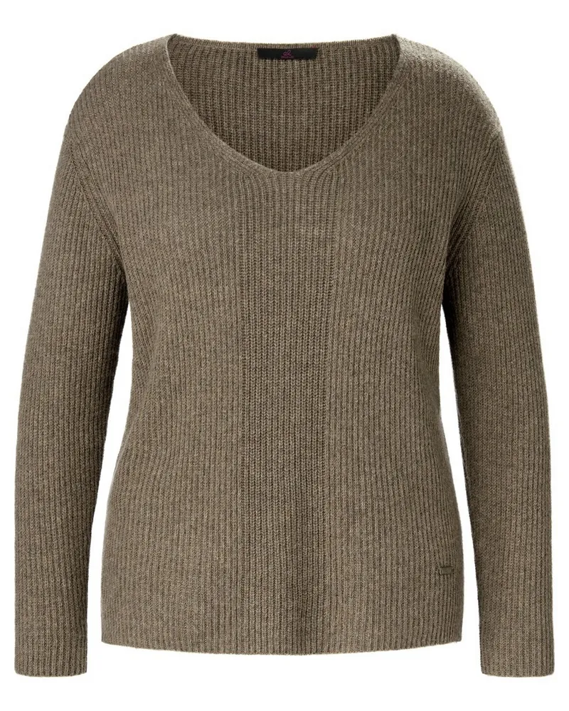 Emilia Lay V-Pullover  grün Grün