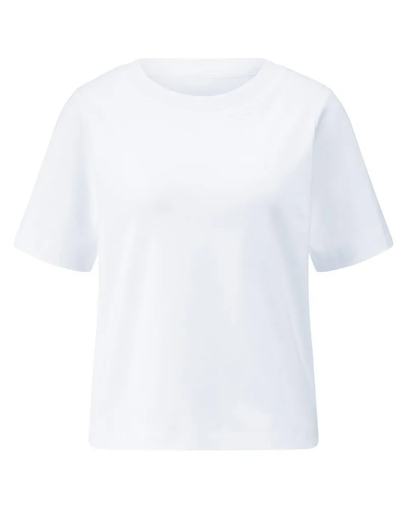 Peter Hahn Rundhals-Shirt  weiss Weiss