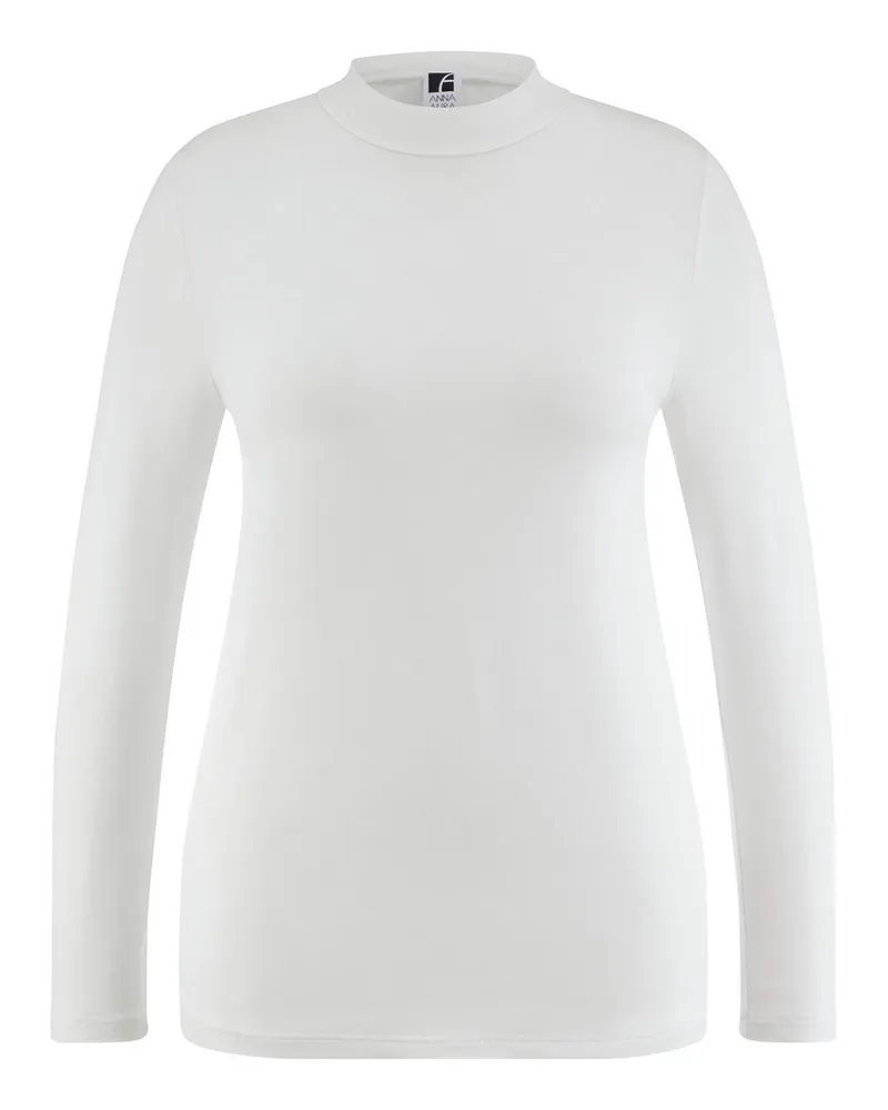 Anna Aura Shirt Stehkragen  weiss Weiss