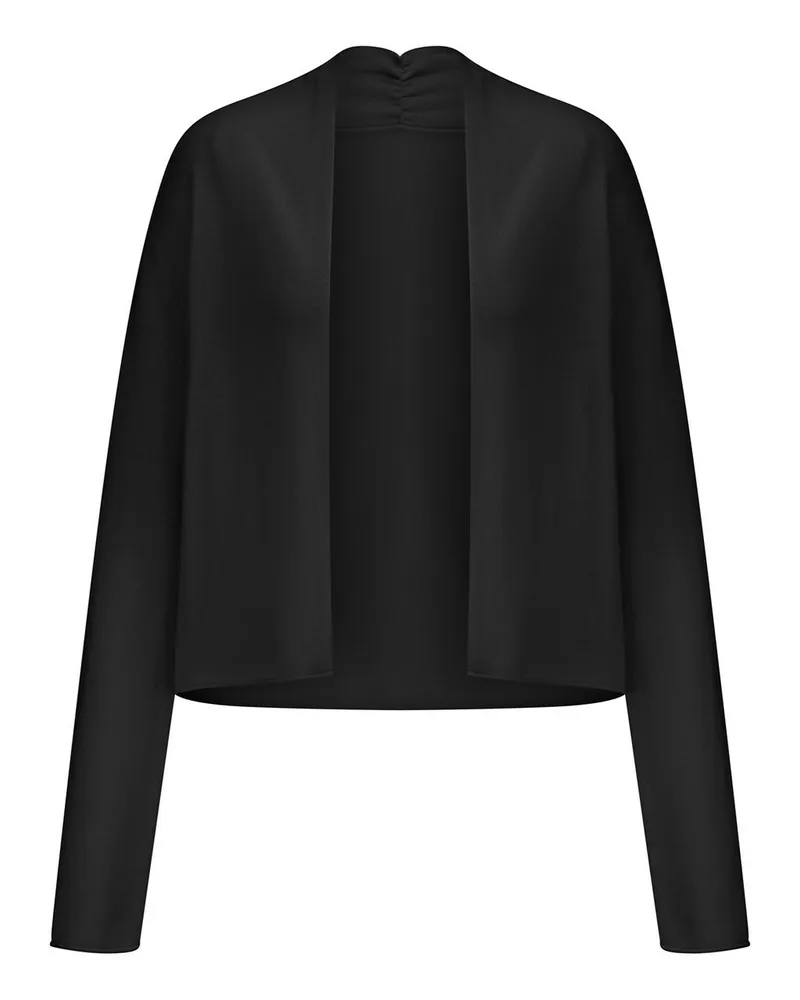 Peter Hahn Strickjacke  schwarz Schwarz