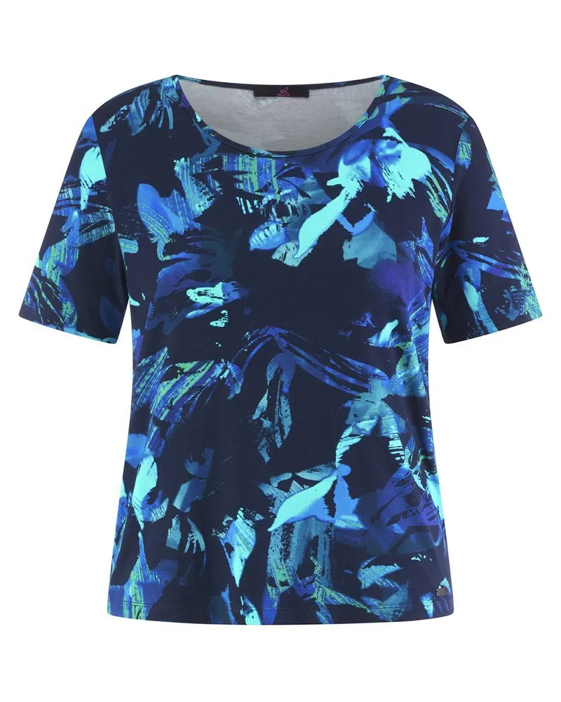 Emilia Lay Rundhals-Shirt  blau Blau