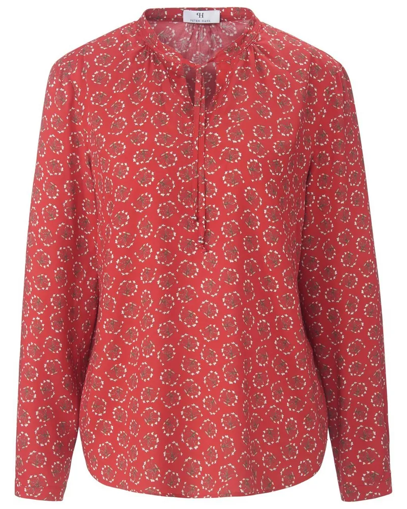 Peter Hahn Bluse zum Schlupfen  rot Rot