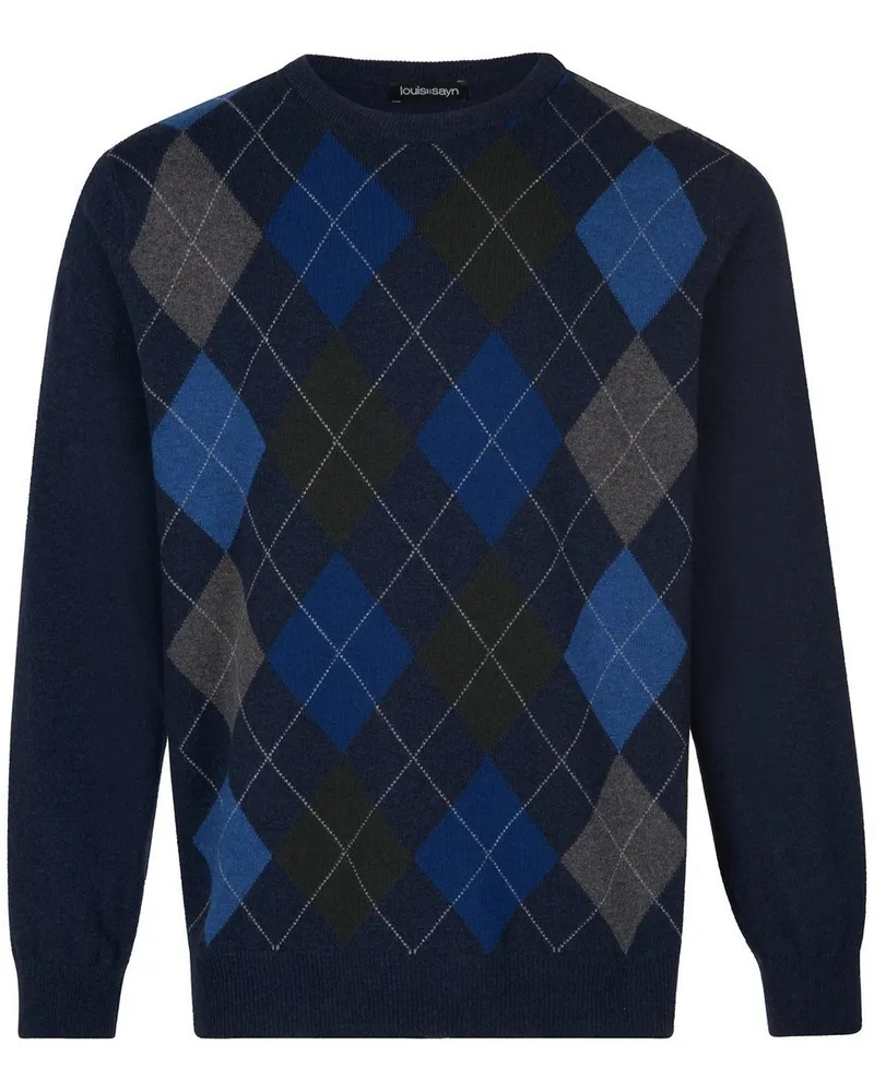 Louis Sayn Rundhals-Pullover  blau Blau