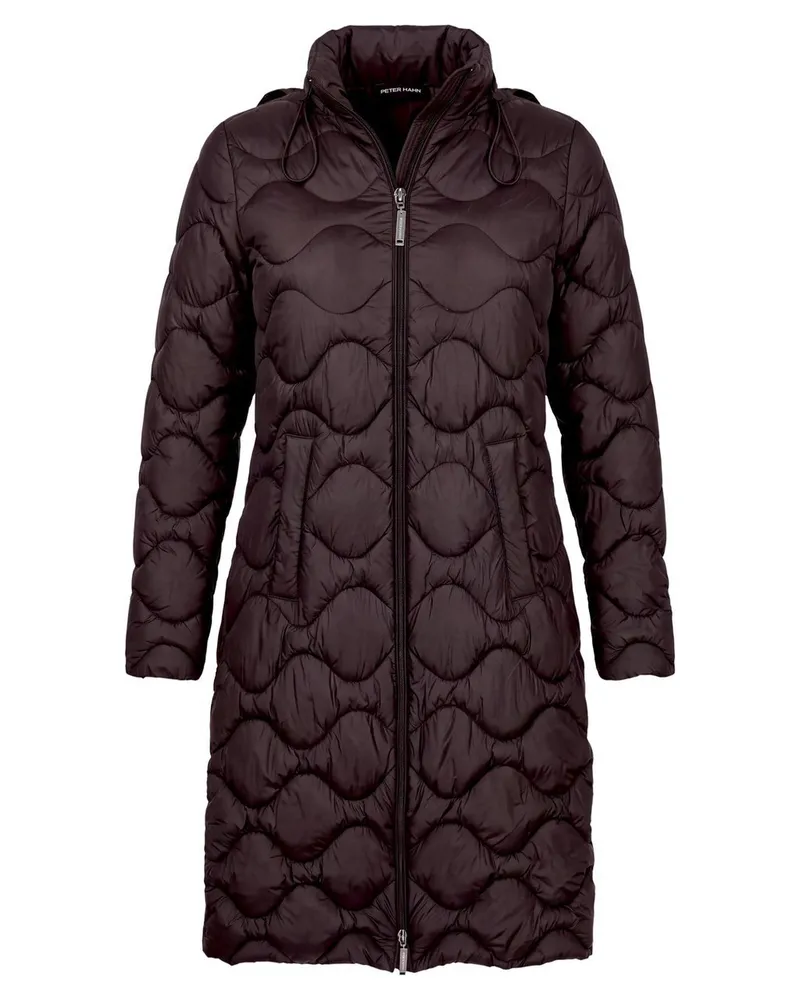 Peter Hahn Long-Steppjacke  braun Braun