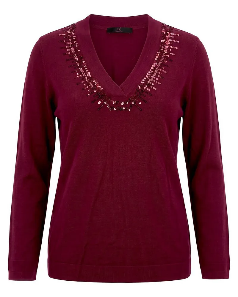Emilia Lay V-Pullover  rot Rot