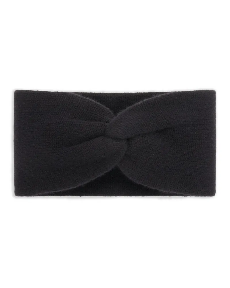 Peter Hahn Stirnband  Cashmere schwarz Schwarz