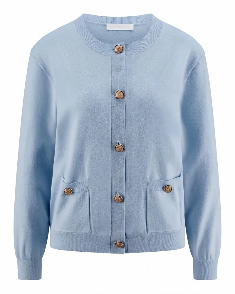 St. Emile Strickjacke  blau Blau