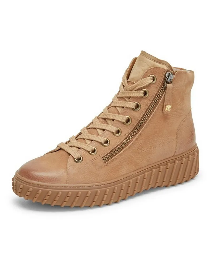 paul green Schnür-Stiefelette  braun Braun