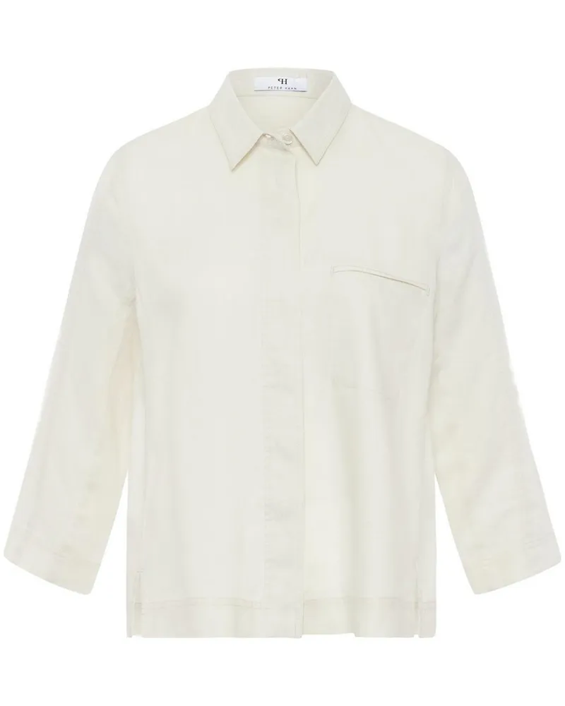 Peter Hahn Bluse 3/4-Arm  beige Beige