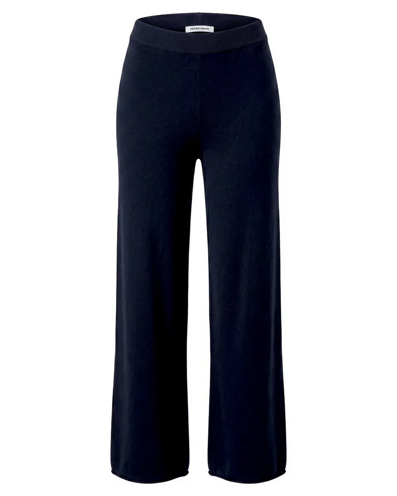 Peter Hahn Strickhose Kaschmir  blau Blau
