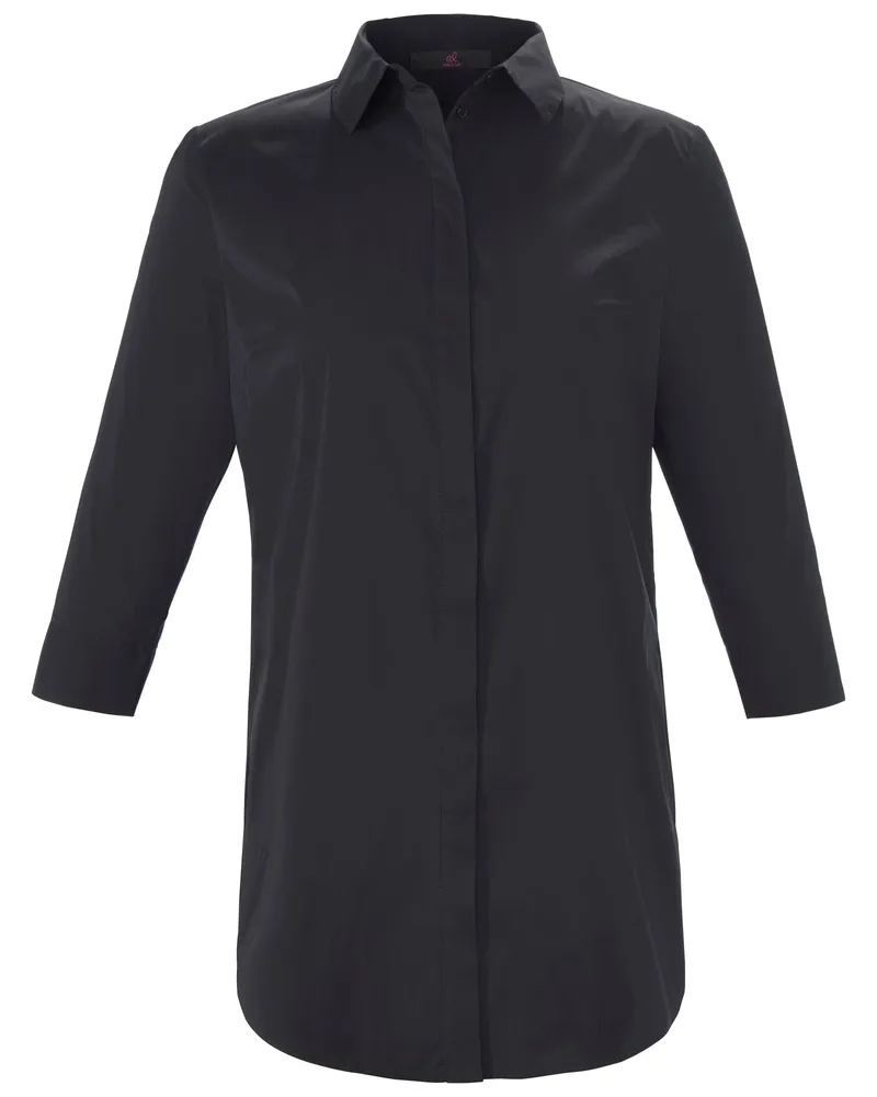 Emilia Lay Longbluse 3/4-Arm  schwarz Schwarz