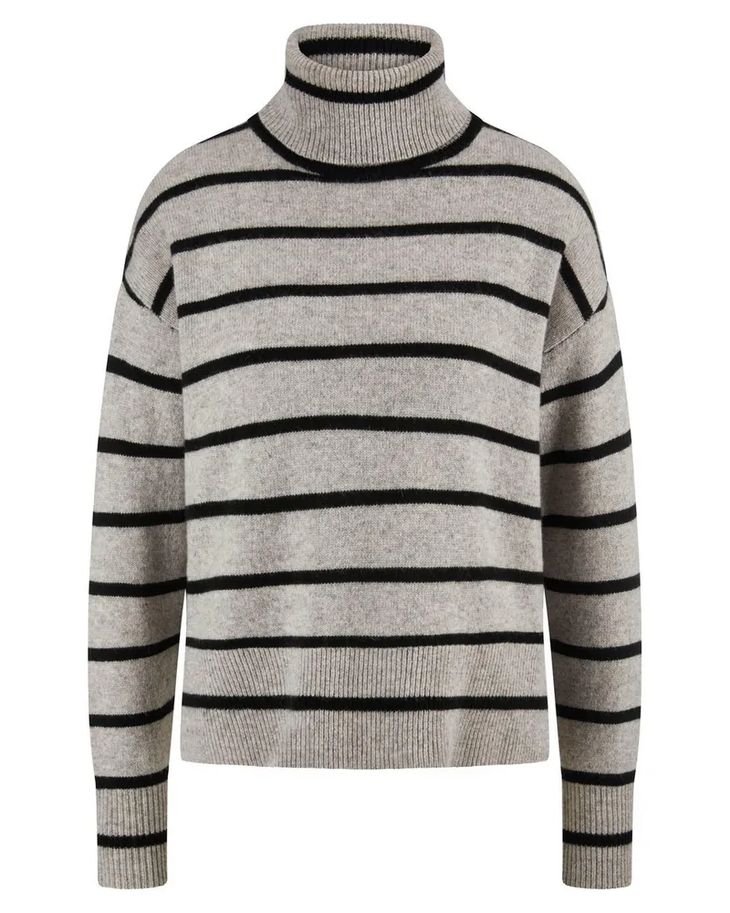 Peter Hahn Rollkragen-Pullover  grau Grau