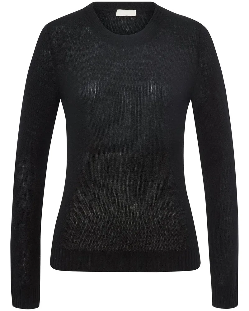 Include Rundhals-Pullover  schwarz Schwarz