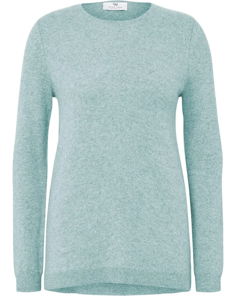 Peter Hahn Rundhals-Pullover aus 100% Premium-Kaschmir  Cashmere grün Grün