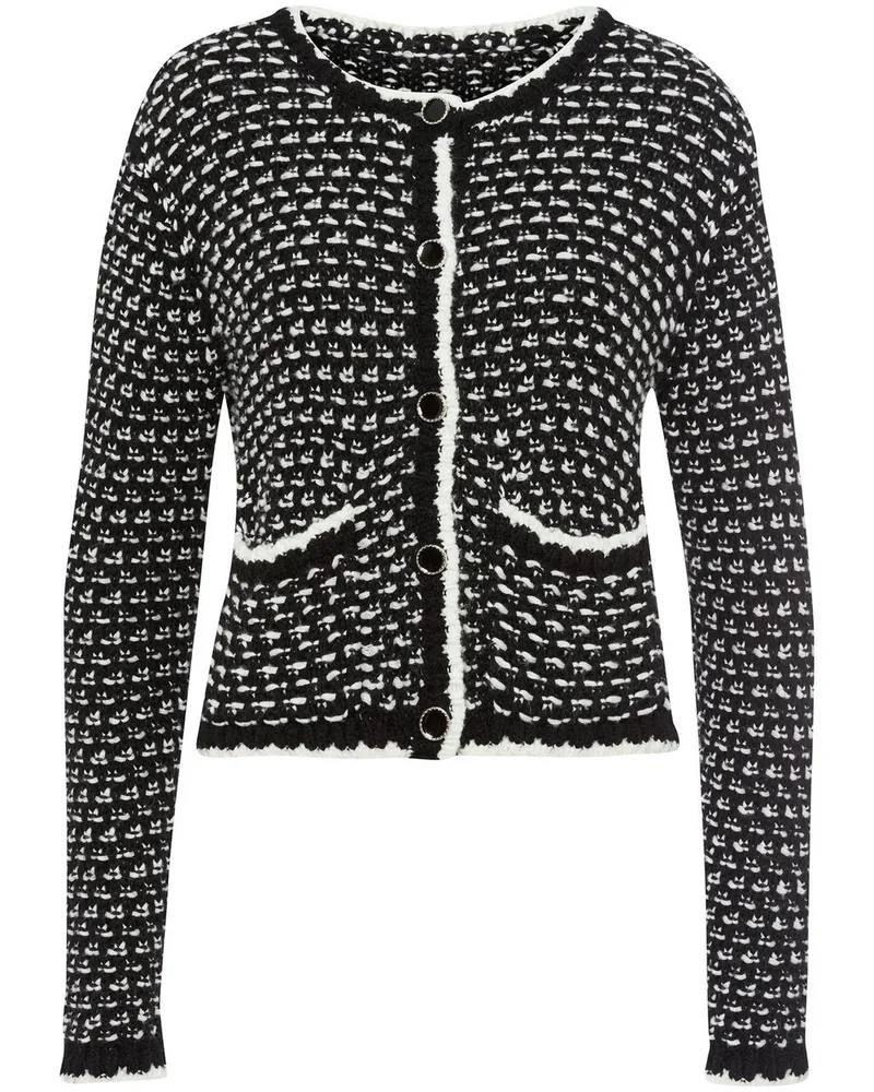 UTA RAASCH Strickjacke  schwarz Schwarz