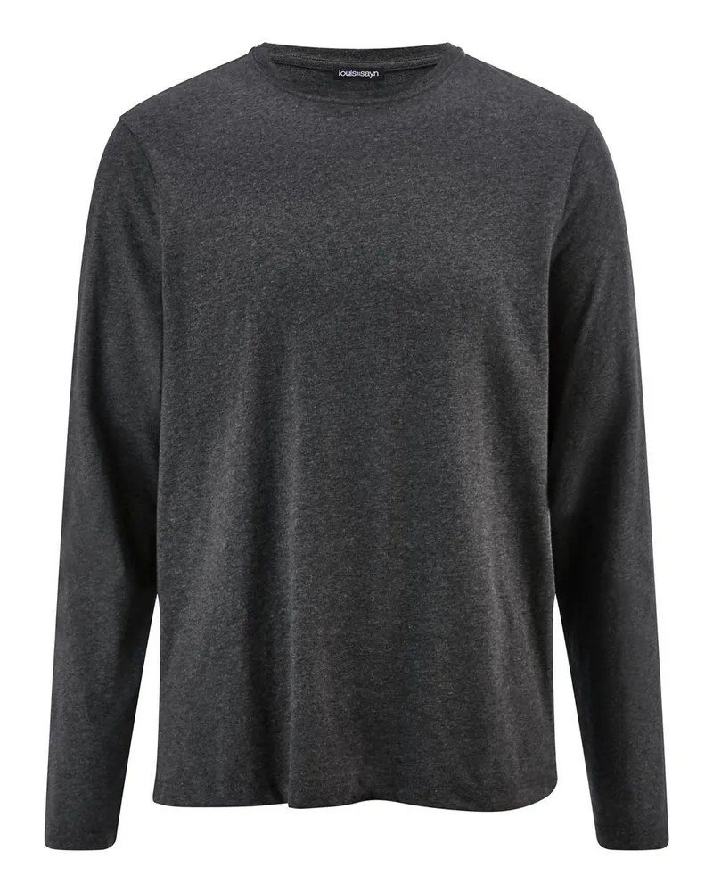 Louis Sayn Longsleeve Rundhals-Ausschnitt  grau Grau