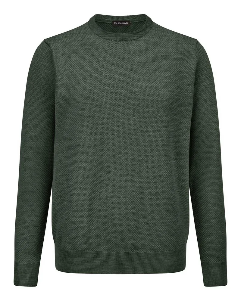Louis Sayn Rundhals-Pullover  grün Grün