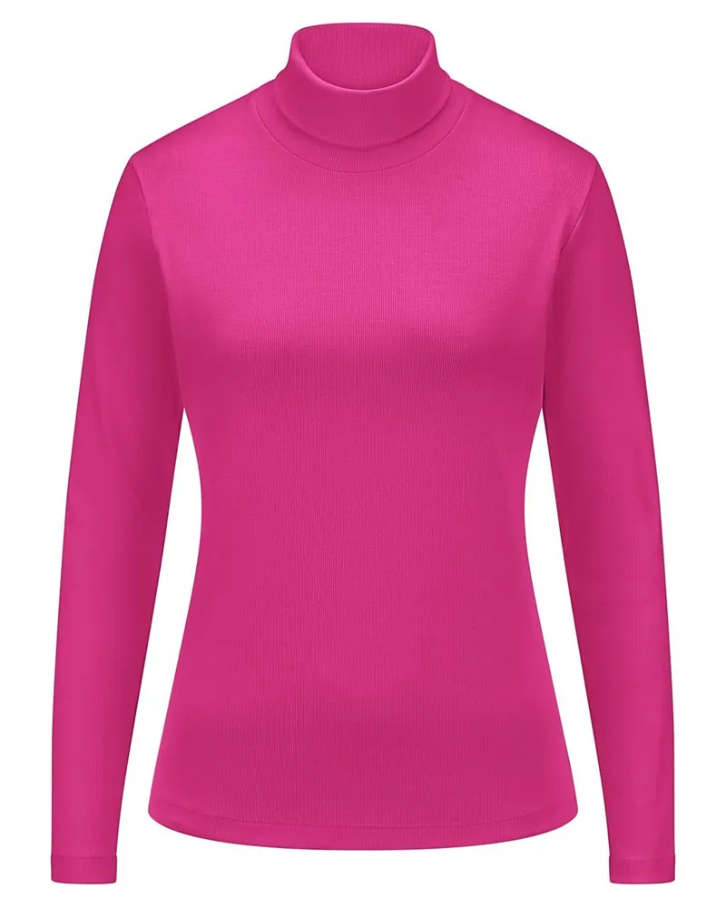 Peter Hahn Rollkragen-Shirt  pink Pink