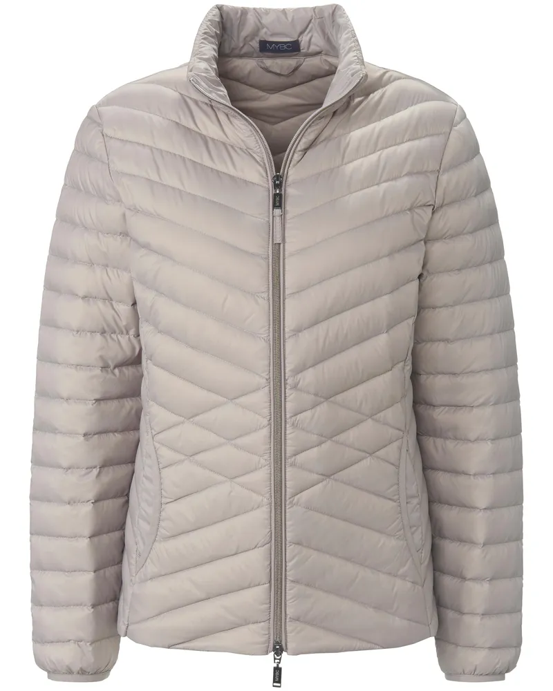 Peter Hahn Daunen-Steppjacke Stehkragen  beige Beige