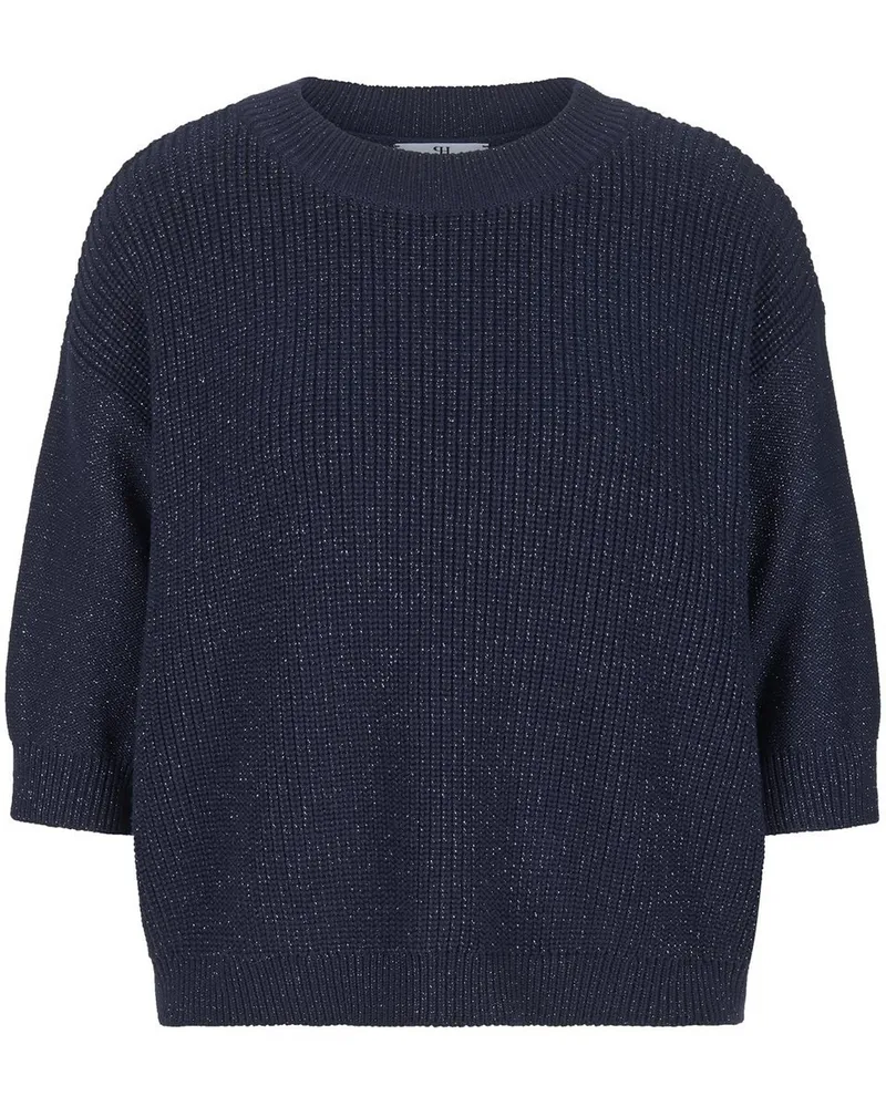 Peter Hahn Pullover 3/4-Arm  blau Blau