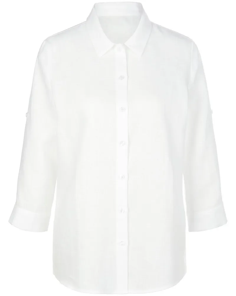 Peter Hahn Bluse  weiss Weiss