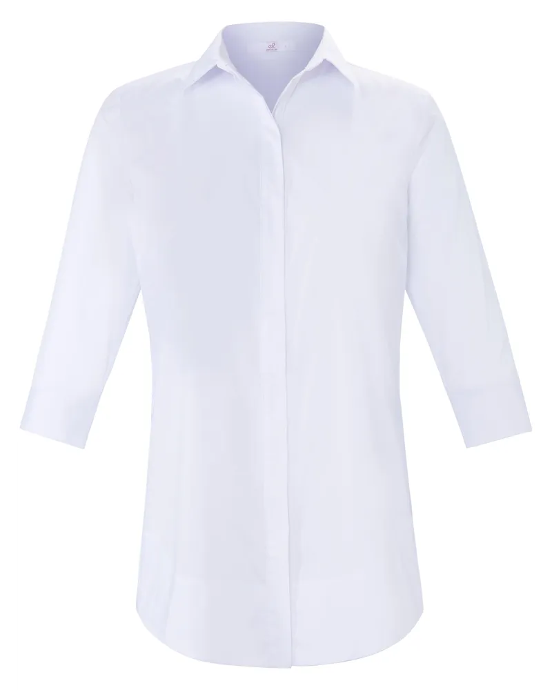 Emilia Lay Longbluse 3/4-Arm  weiss Weiss