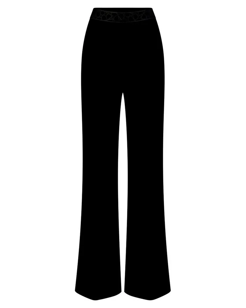 Basler Wide Fit-Jersey-Hose  schwarz Schwarz