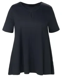 Emilia Lay Rundhals-Shirt 1/2-Arm  schwarz Schwarz