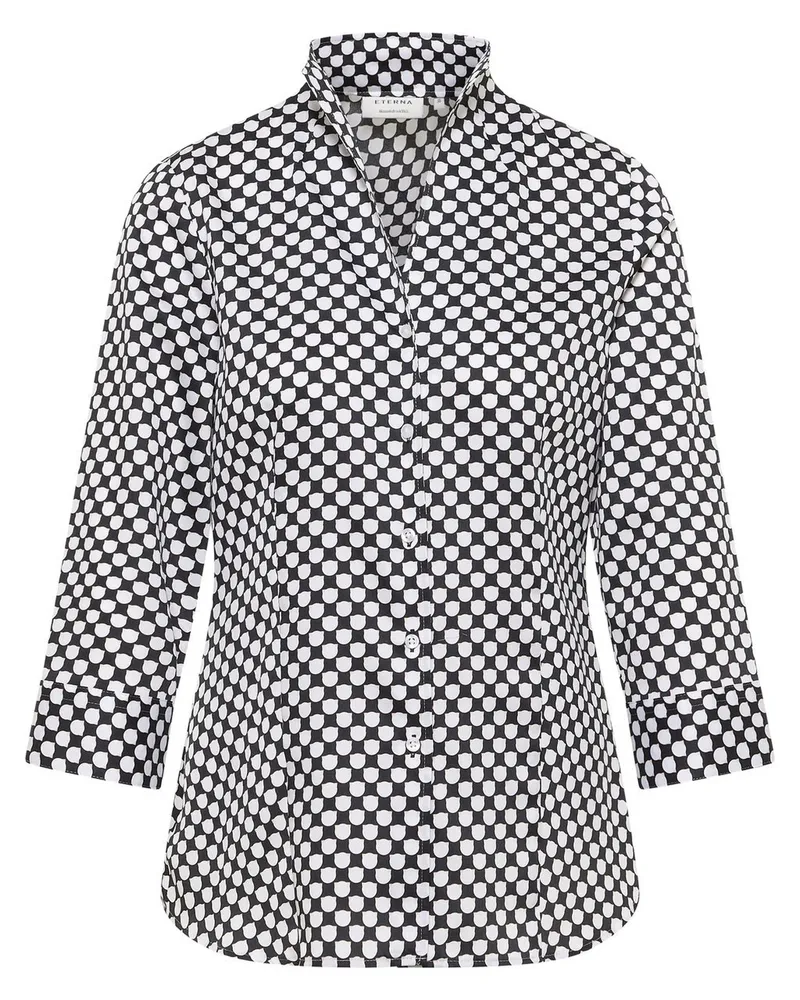 Eterna Bluse 3/4-Arm  schwarz Schwarz