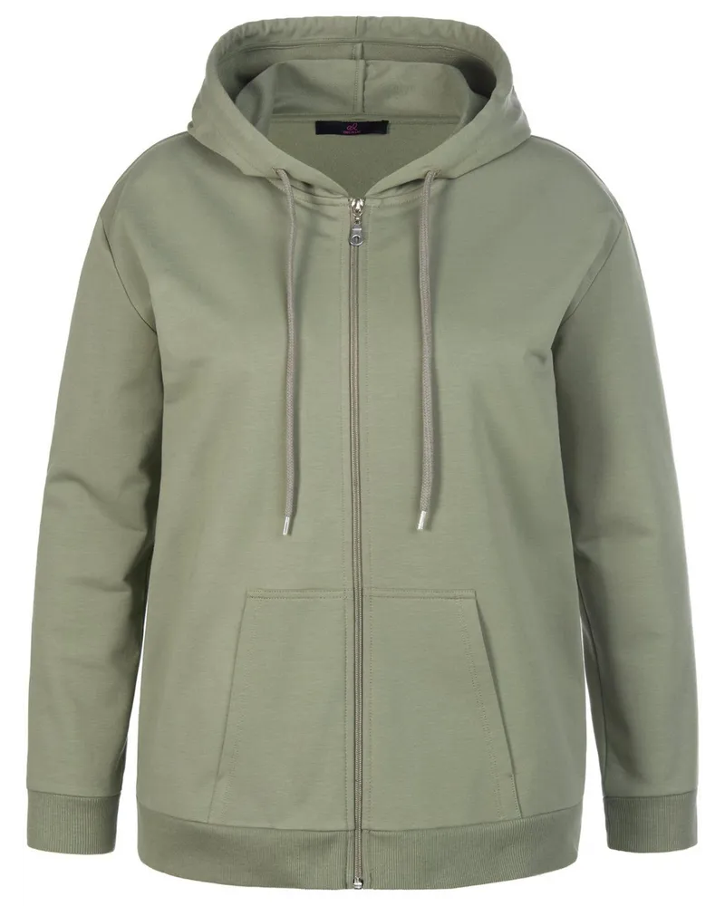 Emilia Lay Hoodie-Sweatjacke  grün Grün