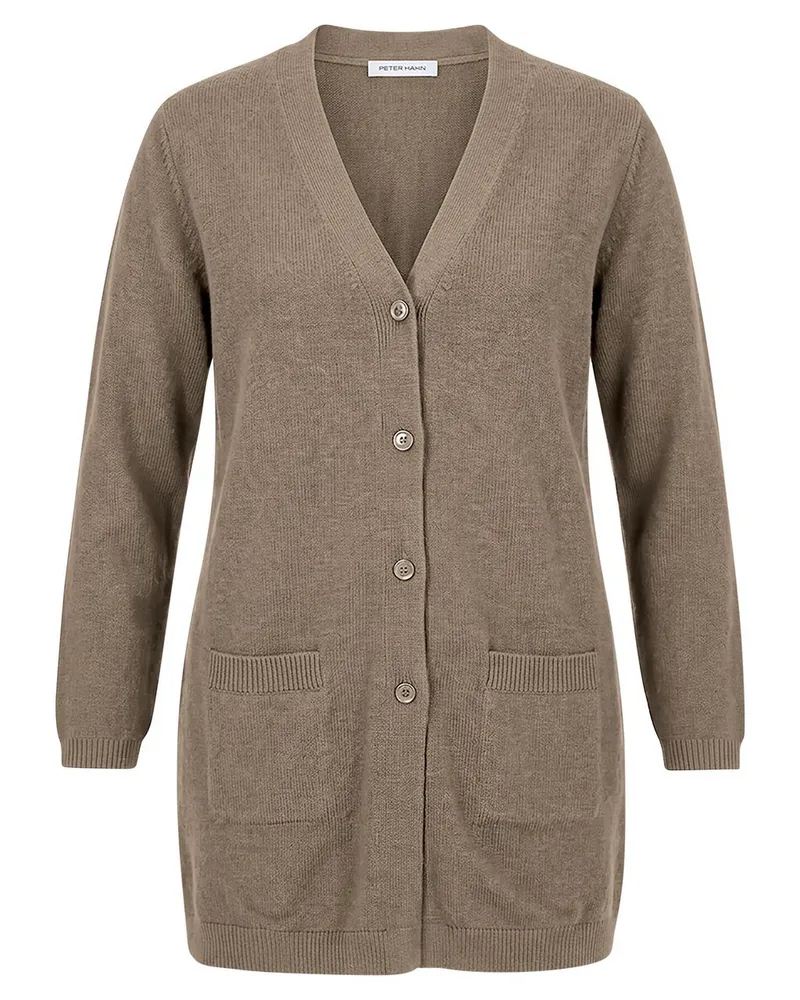 Peter Hahn Strickmantel  beige Beige