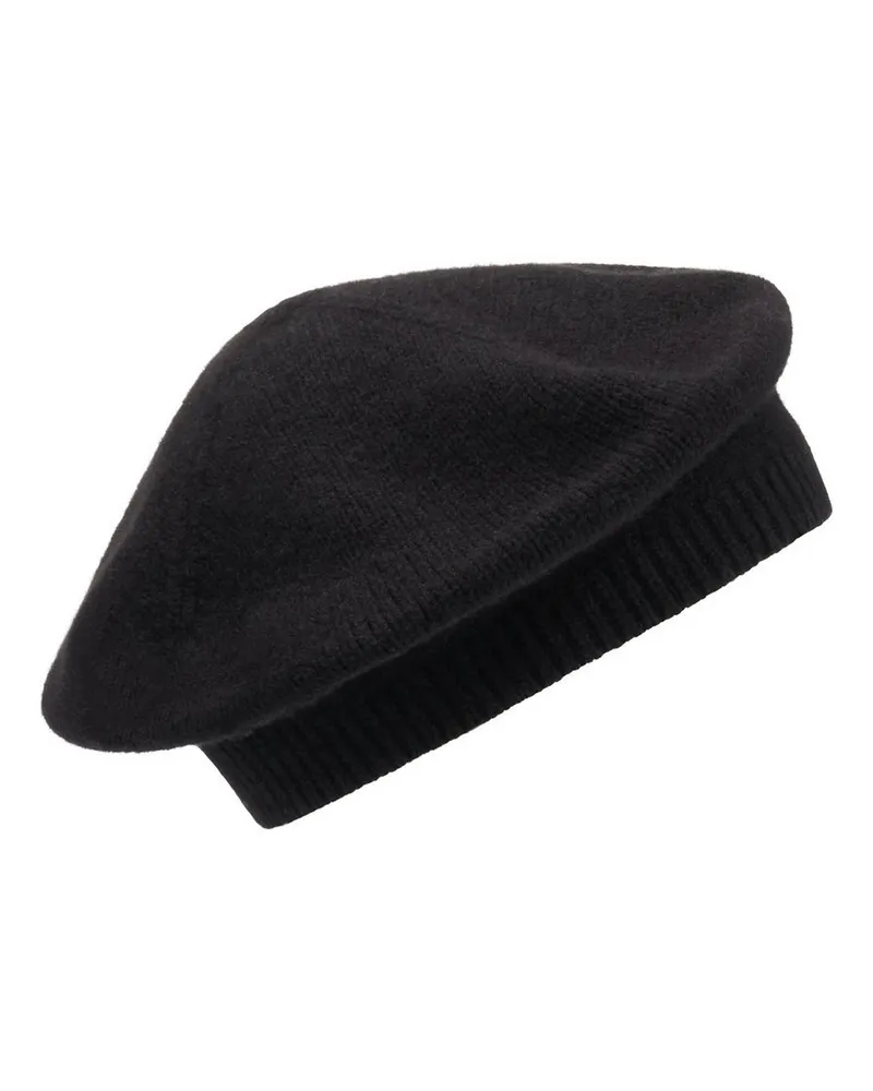 Peter Hahn Baske  Cashmere schwarz Schwarz