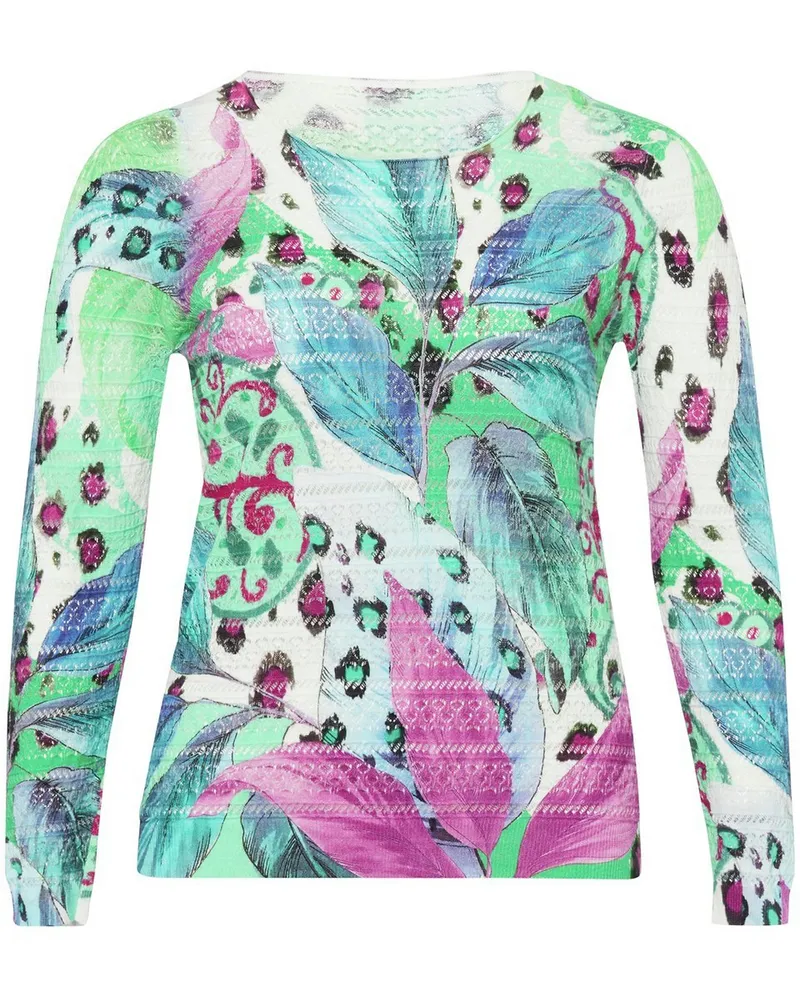 Emilia Lay Rundhals-Pullover  mehrfarbig Mehrfarbig