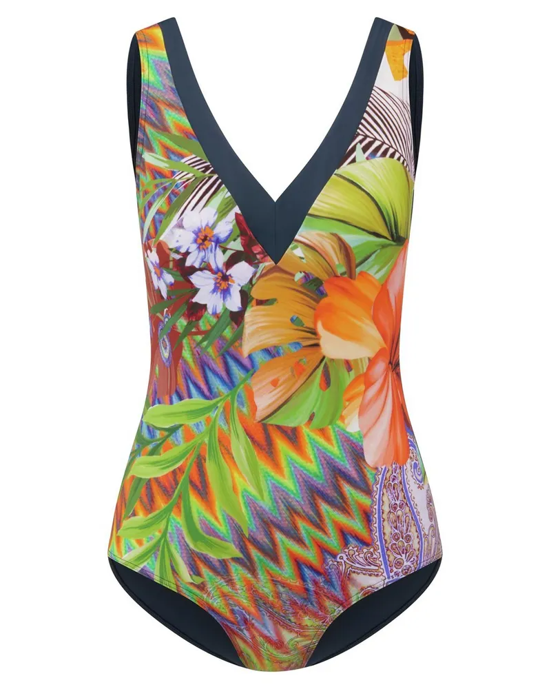 Sunmarin Badeanzug  blau Blau