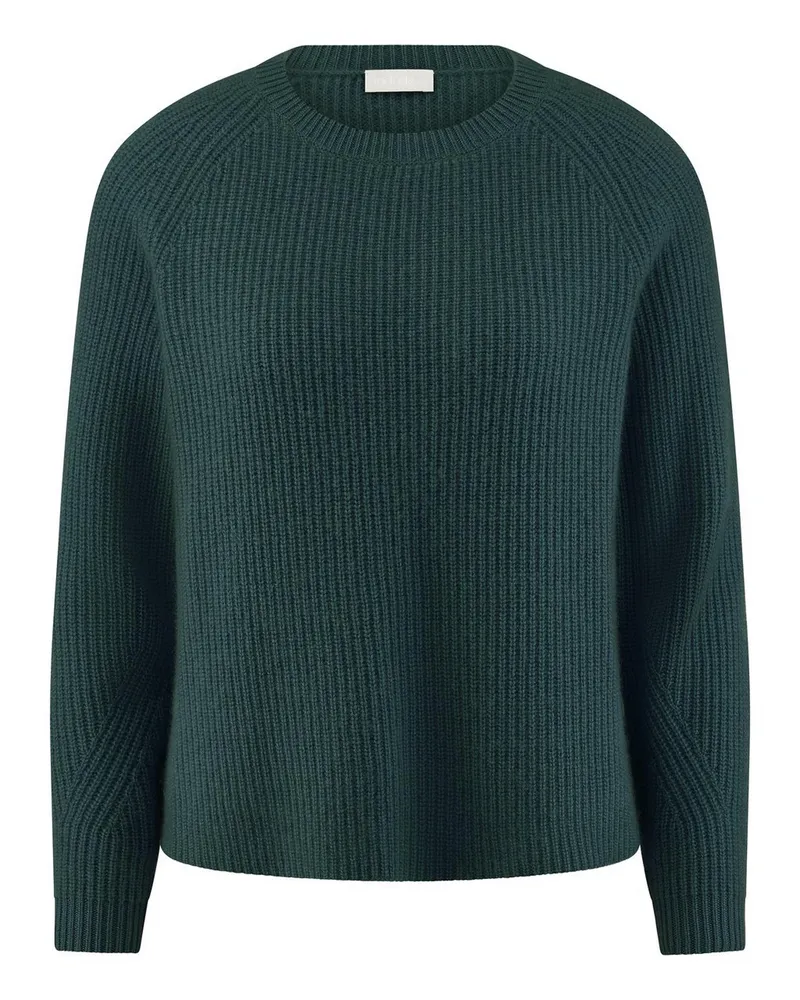 Include Rundhals-Pullover  grün Grün