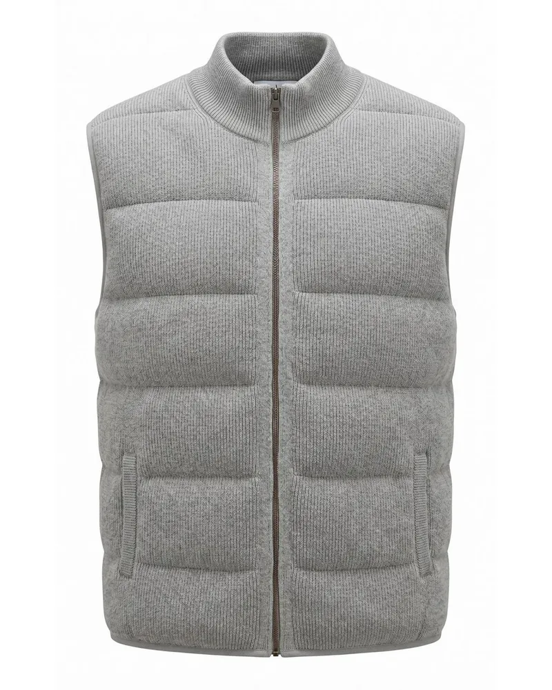 Louis Sayn Strickweste  grau Grau
