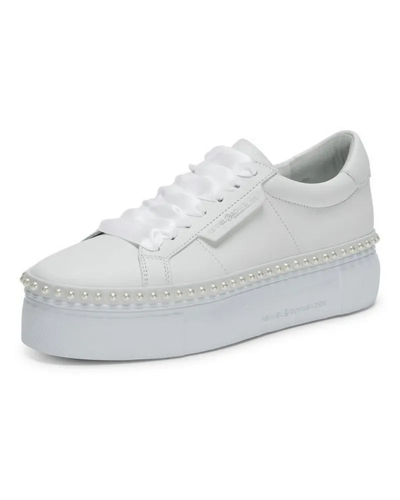 Kennel & Schmenger Plateau-Sneaker Nano Pearl  weiss Weiss
