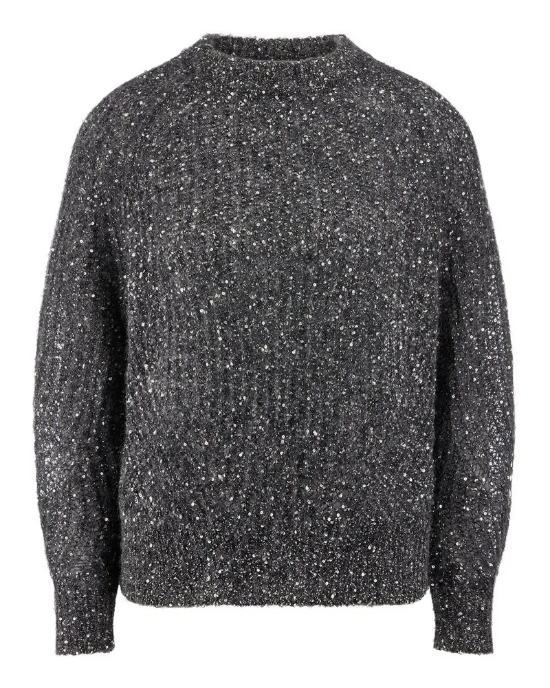 Basler Strickpullover  grau Grau