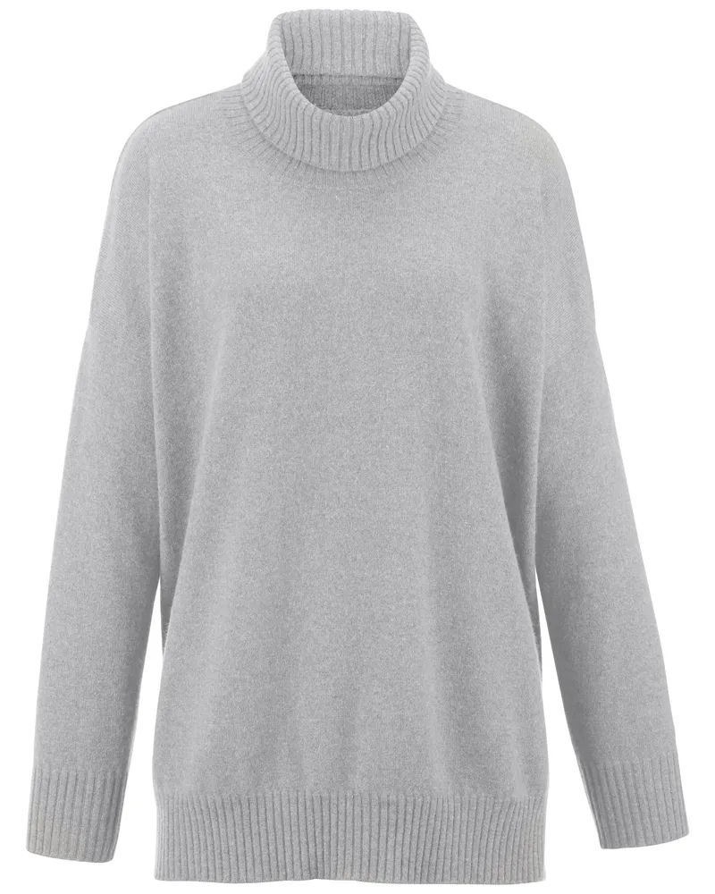 Peter Hahn Pullover aus 100% Kaschmir  Cashmere grau Grau