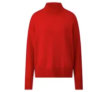 Pullover Stehkragen  rot