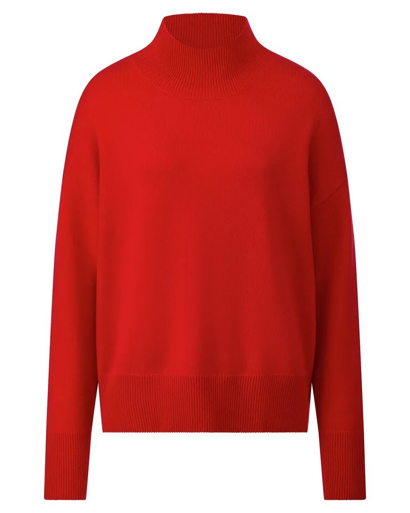Include Pullover Stehkragen  rot Rot
