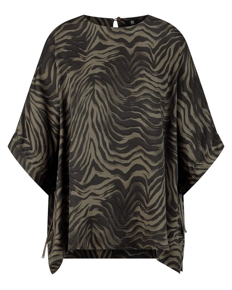 Riani Bluse Rundhals-Ausschnitt  beige Beige