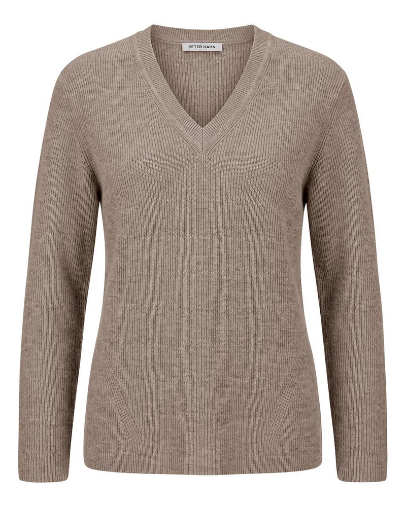 Peter Hahn V-Pullover  beige Beige