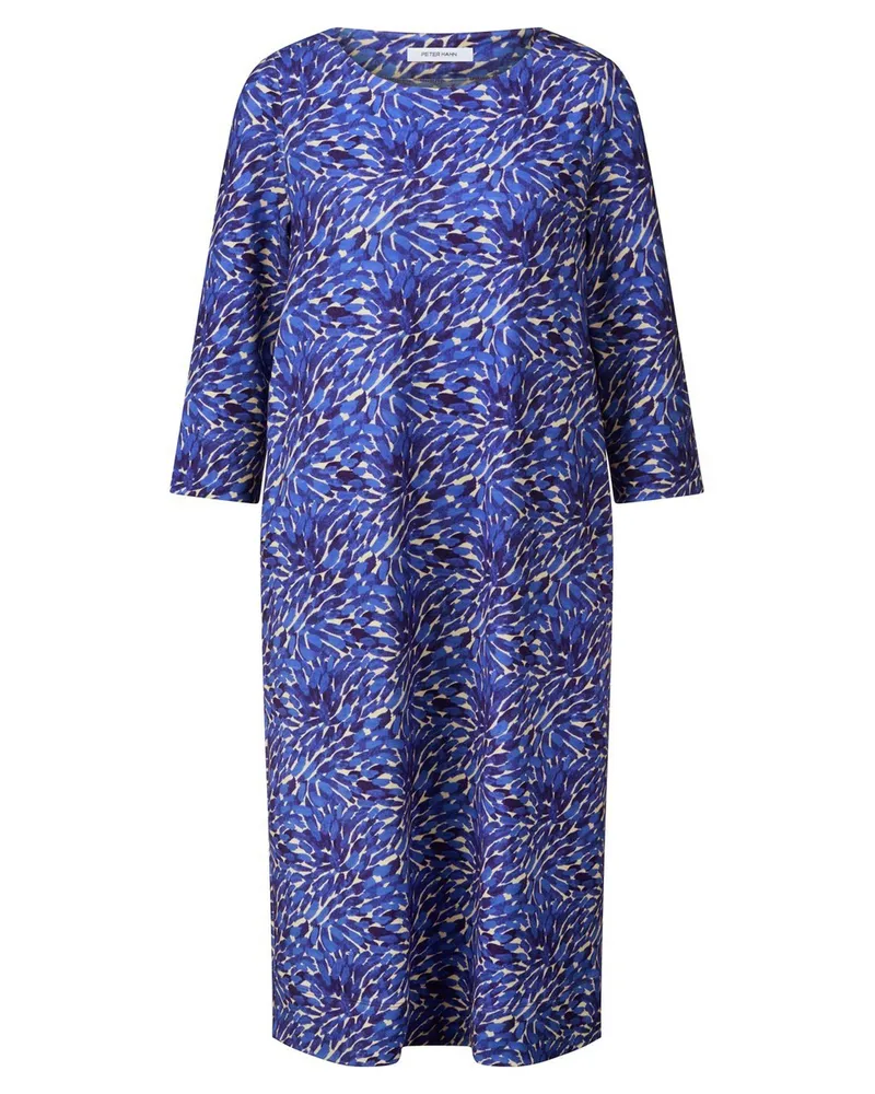Peter Hahn Jersey-Kleid  blau Blau