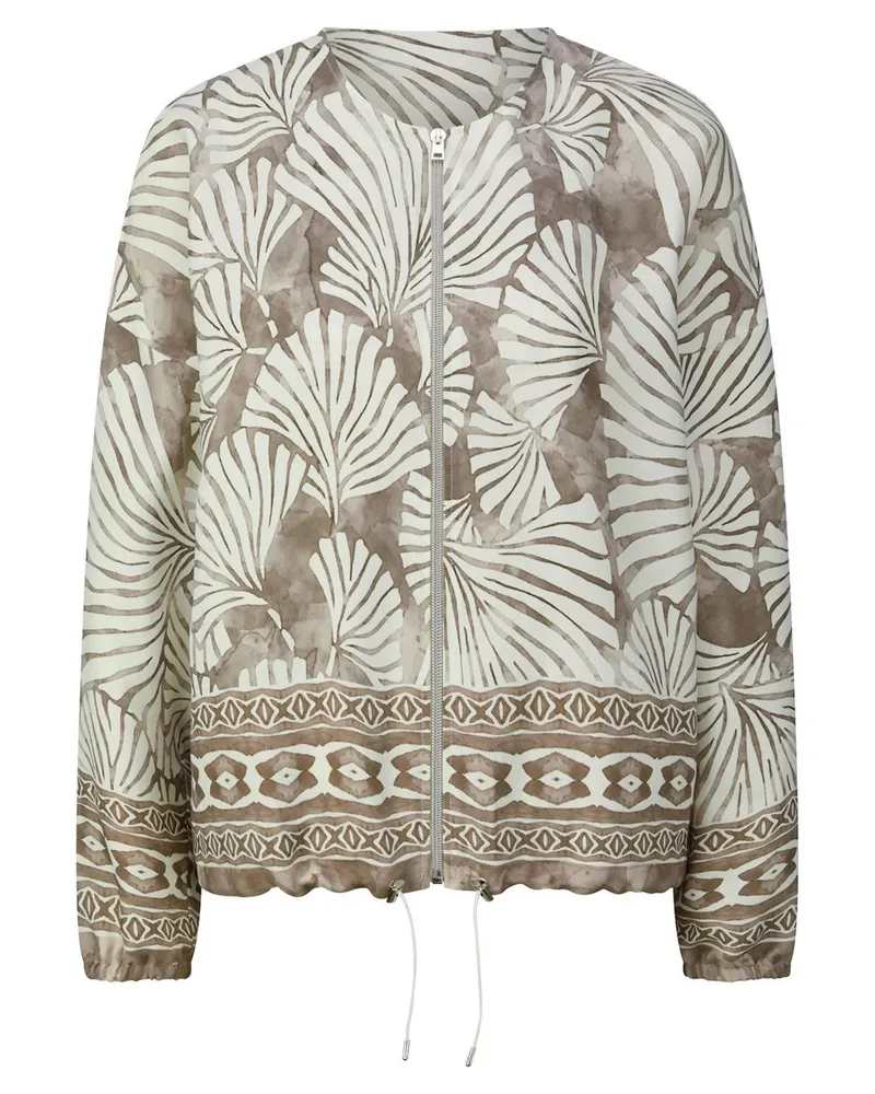 St. Emile Jacke Rundhals-­Ausschnitt  mehrfarbig Mehrfarbig