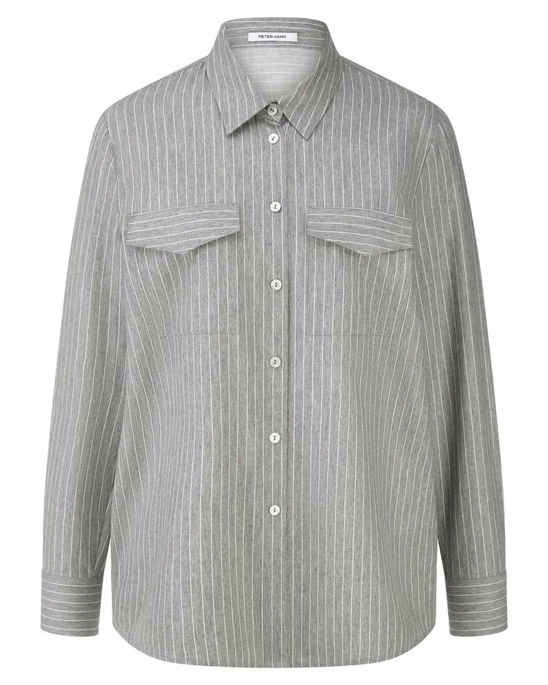 Peter Hahn Bluse  grau Grau
