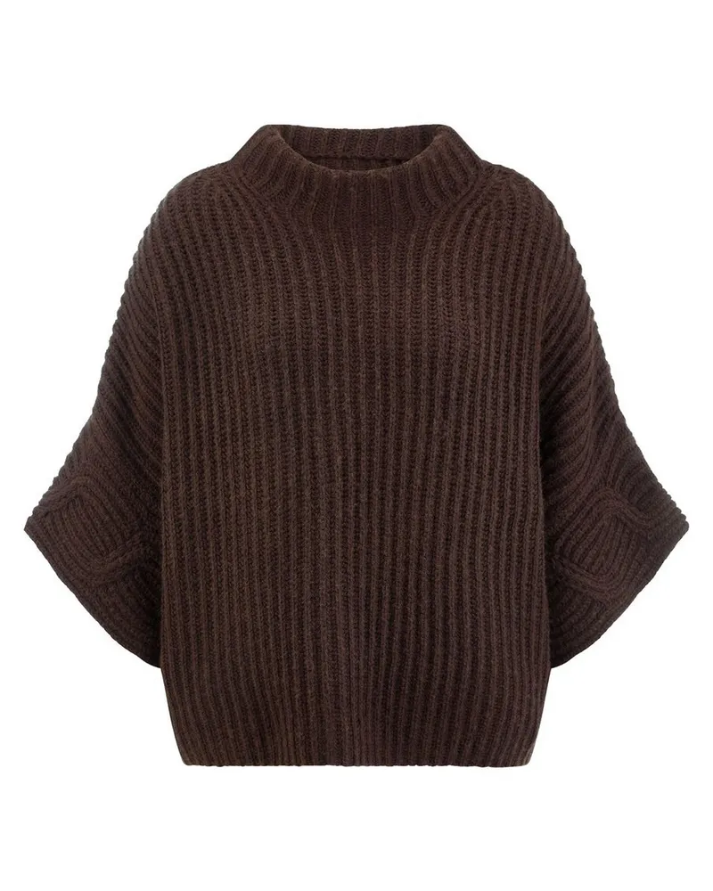 Include Pullover 3/4-Arm  braun Braun