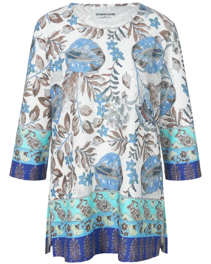 Green Cotton Shirt Trine  weiss Weiss