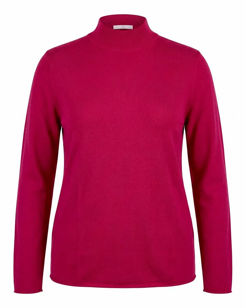 Emilia Lay Stehkragen-Pullover  pink Pink