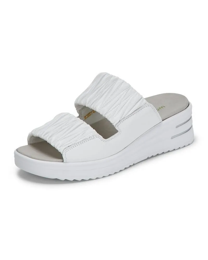 Waldläufer Plateau-Pantolette Dina  weiss Weiss